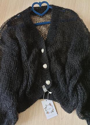 Кардиган павутинка. handmade.