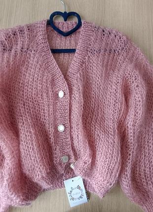 Кардиган хмаринка. hand made.