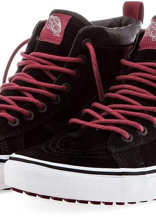 Женские кожаные кроссовки ботинки vans u sk8-hi mte (36,5р.23см.)