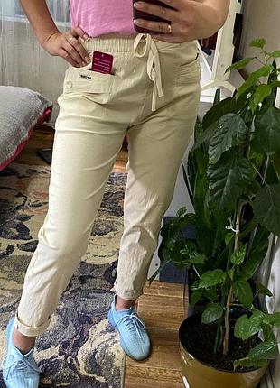 Льняные брюки