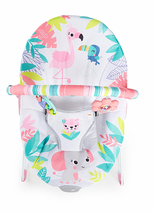 Шезлонг-качалка bright starts flamingo vibes