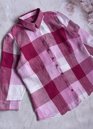 Рубашка сорочка льон
