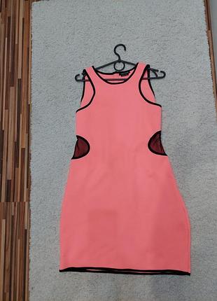 Неоновое платье