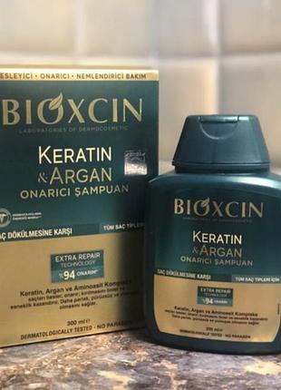 Bioxcin шампунь креатин + арган 300 ml