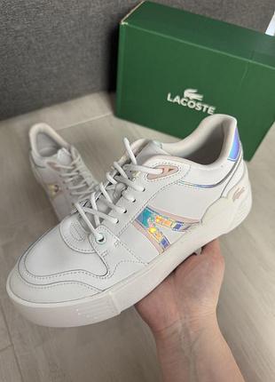 Кеди жіночі lacoste білі l002