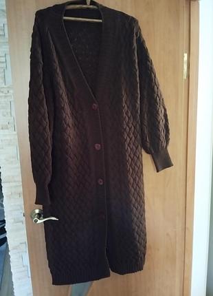 Женский вязаный кардиган