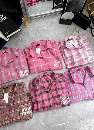 Стильна фланелева сорочка