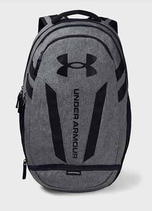 Сірий рюкзак ua hustle 5.0 backpack under armour