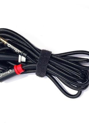 Аудіокабель elough jack 3,5 к rca