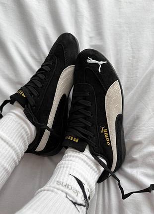Puma speedcat og black white