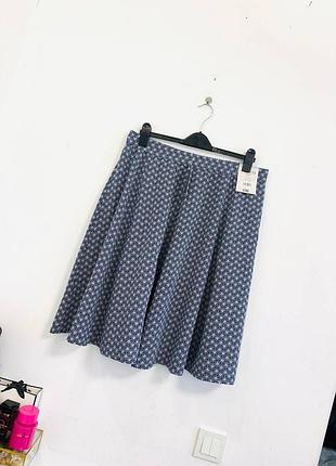 Новая юбка с принтом из льна от bonmarche 3xl