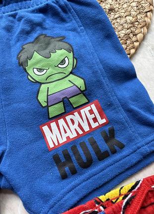 Шорти 2 пари 2-3 роки марвел 7