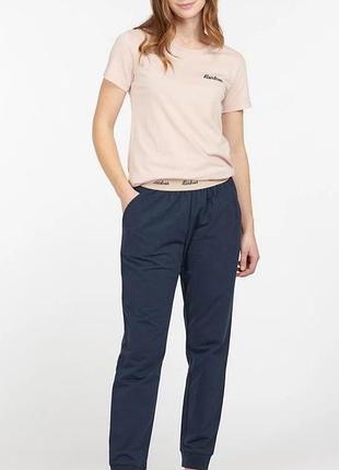Натуральні штани на гумці для дому та сну barbour