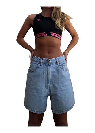 Zara шорты бермуды джинсовые