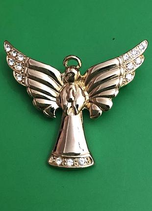 Вінтажна брошка підвіска monet ангел 😇