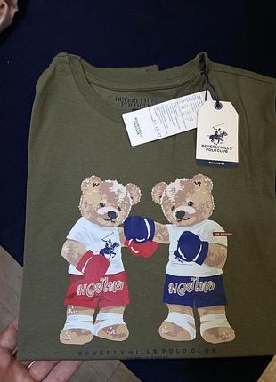 Футболка polo bear ralph lauren унісекс футболка з ведмедем