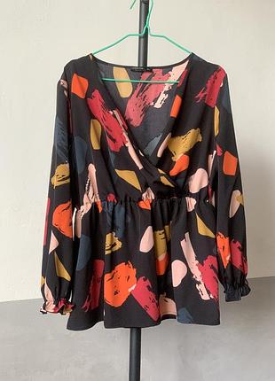 Яскрава блуза shein, розмір xl