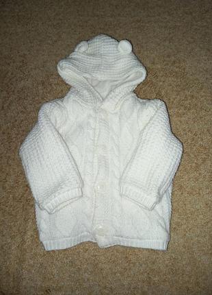 Фірмова кофта на флісі 0-3міс