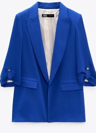 Пиджак синий zara xs-s