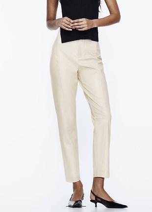 Шкіряні штани zara