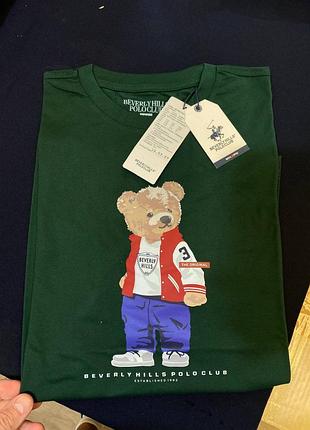 Футболка polo bear ralph lauren унісекс футболка з ведмедем