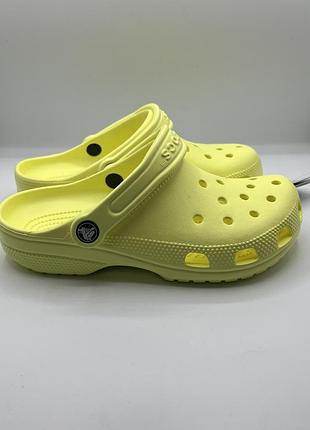 Оригінальні crocs в жовтому кольорі розмір 36-37:38-39;