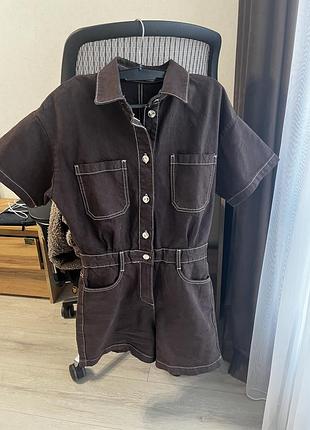 Комбінезон zara,шоколад xs