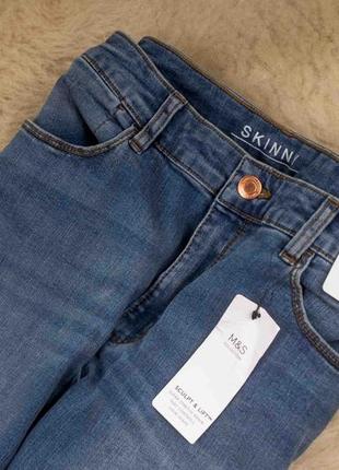 Дуже якісні стрейчеві джинси від m&s рр 12 наш 30-312 фото