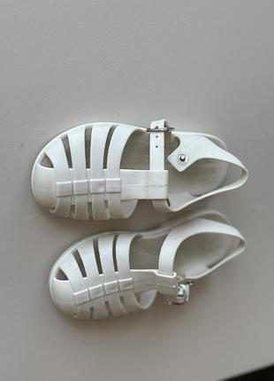 Босоніжки 16 см устілка молочні