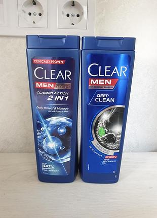 Шампунь чоловічий 400 мл clear