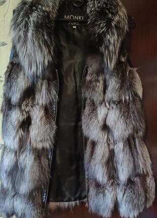 Жилетка натуральный мех