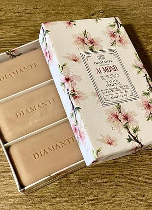 Новий набір люкс мила saponificio zeni diamante, 3х150 гр, італія 🇮🇹, оригінал!