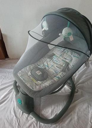 Укачивающий центр,шезлонг-качалка для младенцев mastela