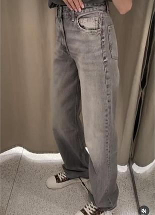 Джинсы zara 34 wide leg