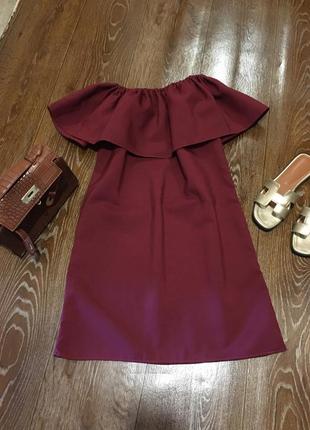 Sale! стильное летнее платье с воланом ручной работы