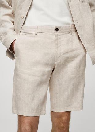 Шорты льняные mango размер 40 eur/31 ausa новые с бирками