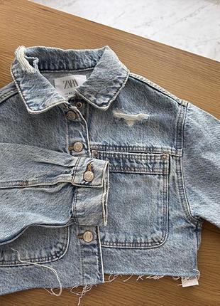 Дитяча джинсовка zara, розмір 120
