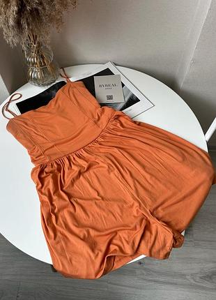Помаранчевий ромпер комбінезон з шортами h&m