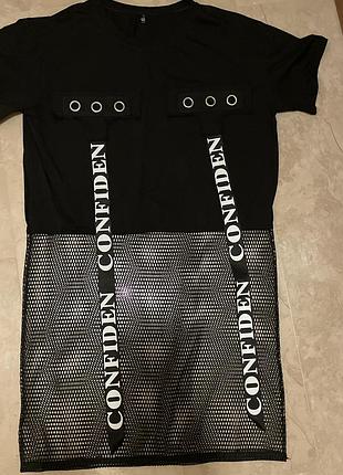 Стильная кофта с элементами сетки, l–xl