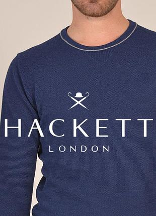 Hackett london merino чоловічий джемпер мериносова вовна