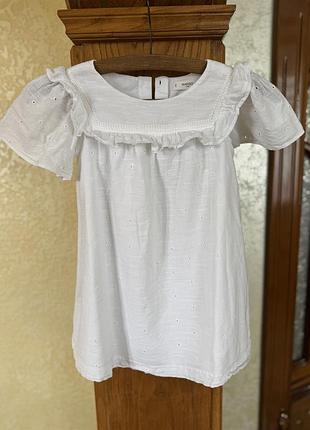 Платтячко mango біле, для дівчинки