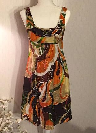 Льняное платье / платье / сарафан escada sport (100% лен) в