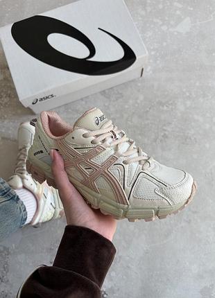 Женские кроссовки на лето asics gel-kahana 8 pink beige
