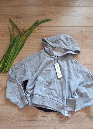 Укороченная кофточка худи 6/7, 8/9 лет