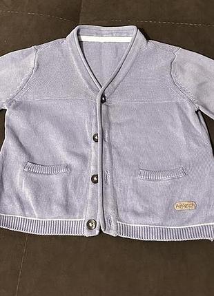 Кофтинка натуральний котон на 3-6 місяців