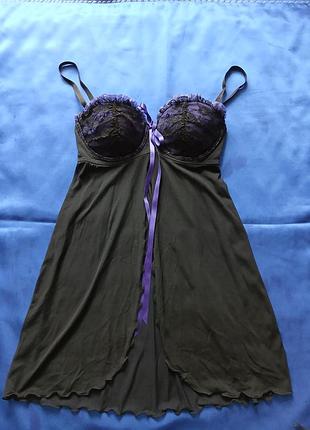 Черный пеньюар