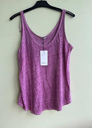 Женская майка лен zara
