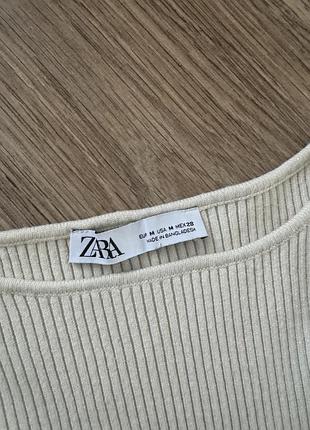 Платье в полоску zara s 2