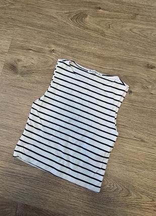 Топ в полоску stradivarius s