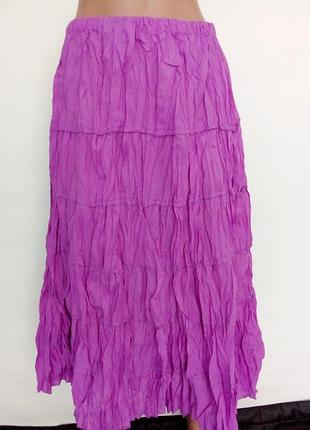 Юбка.
яркий сиреневый цвет.